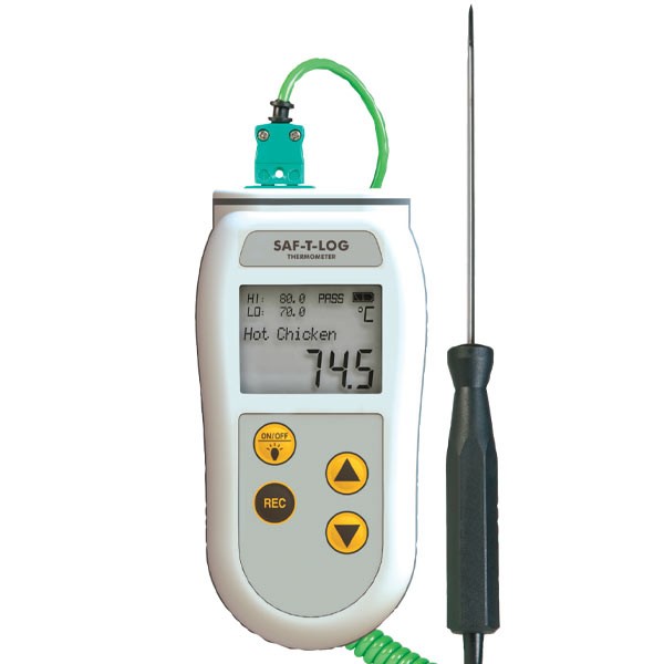 Saf-T-Log, termometer med lagrefunksjon